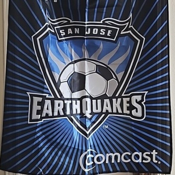 San Jose Earthquakes Banner with Grommets - Picture 2 of 2